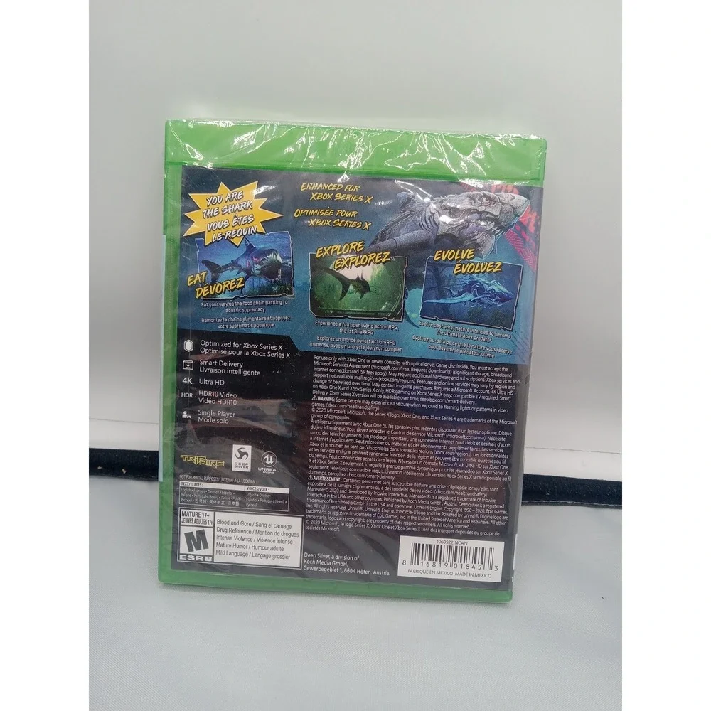 MANEATER Xbox One & Series X Video Game - NEW Factory‎ Sealed